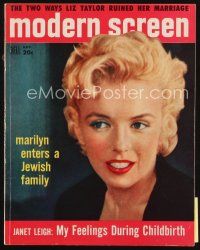 7d080 MODERN SCREEN magazine November 1956 Marilyn Monroe by Jacques Lowe starring in Bus Stop!