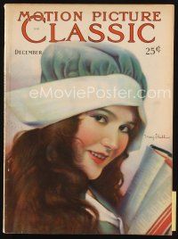 7d099 MOTION PICTURE CLASSIC magazine December 1928 art of pretty Mary Philbin by Don Reed!