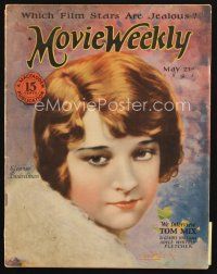 7d113 MOVIE WEEKLY magazine May 23, 1925 artwork of pretty Eleanor Boardman by Leo Sielke Jr!