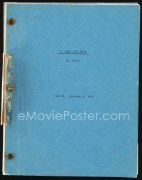 7d356 I LOVE MY WIFE shooting draft script October 7, 1969, screenplay by Robert Kaufman!