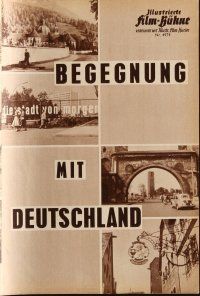 7d298 BEGEGNUNG MIT DEUTSCHLAND German program '60 many great images, Encounter with Germany!
