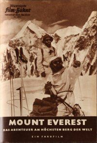 7d325 MOUNT EVEREST German program '59 Germany's first ascent of the world's tallest mountain!