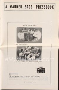 7d391 BALLAD OF CABLE HOGUE pressbook '70 Sam Peckinpah, Jason Robards & sexy Stella Stevens!