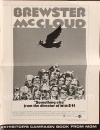 7d400 BREWSTER McCLOUD pressbook '71 Bud Cort, Sally Kellerman, directed by Robert Altman!