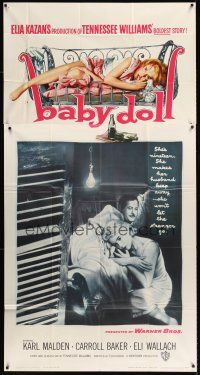 7e508 BABY DOLL 3sh '57 Elia Kazan, different image of sexy troubled teen Carroll Baker!