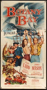 7e519 BOTANY BAY 3sh '53 James Mason, Alan Ladd & Patricia Medina in Australia!