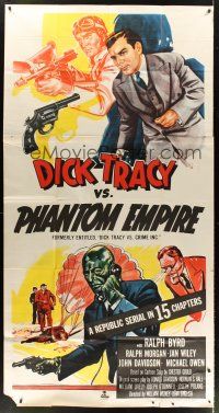 7e542 DICK TRACY VS. CRIME INC. 3sh R52 detective Ralph Byrd vs the Phantom Empire, cool art!