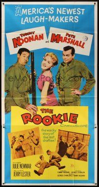 7e640 ROOKIE 3sh '59 soldiers Tommy Noonan & Pete Marshall, super sexy Julie Newmar!