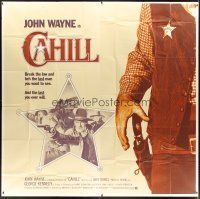 7e022 CAHILL int'l 6sh '73 great image of United States Marshall big John Wayne!