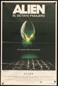 7e158 ALIEN Argentinean '79 Ridley Scott outer space sci-fi monster classic, hatching egg image!