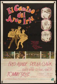 7e191 FINIAN'S RAINBOW Argentinean '68 Fred Astaire, Petula Clark, Francis Ford Coppola!