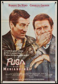 7e226 MIDNIGHT RUN Argentinean '88 Robert De Niro with Charles Grodin who stole $15 million!