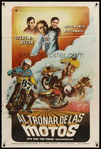 7e237 ON ANY SUNDAY Argentinean '71 Bruce Brown classic, Steve McQueen, motorcycle racing!