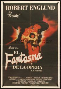 7e242 PHANTOM OF THE OPERA Argentinean '89 Robert Englund was Freddy and now he's the phantom!