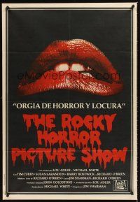 7e247 ROCKY HORROR PICTURE SHOW Argentinean '75 classic close up lips image, different set of jaws!
