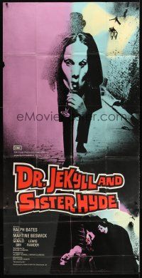 7e491 DR. JEKYLL & SISTER HYDE English 3sh '72 sexual transformation of man to woman takes place!