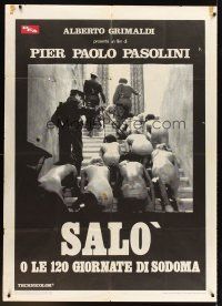 7e275 120 DAYS OF SODOM Italian 1p '76 Pier Paolo Pasolini's Salo o le 120 Giornate di Sodoma!