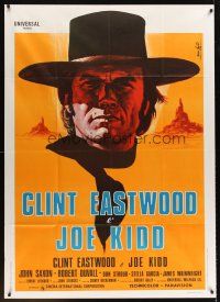 7e375 JOE KIDD Italian 1p '72 different headshot art of Clint Eastwood by Enzo Nistri!