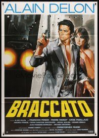 7e385 LE BATTANT Italian 1p '83 thief Alain Delon is released from prison & must get jewels!