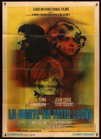 7e410 PLUCKED Italian 1p '67 Gina Lollobrigida, Jean-Louis Trintignant, Ewa Aulin