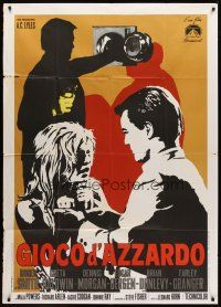 7e422 ROGUE'S GALLERY Italian 1p '68 Roger Smith, Greta Baldwin, cool crime artwork!
