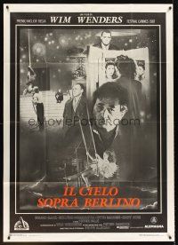 7e477 WINGS OF DESIRE Italian 1p '87 Wim Wenders German afterlife fantasy, Bruno Ganz, Peter Falk