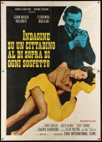 7e108 INVESTIGATION OF A CITIZEN ABOVE SUSPICION Italian 2p '70 Gian Maria Volonte, film noir!