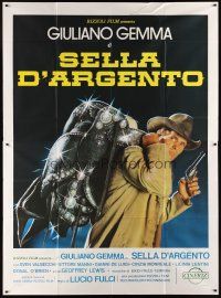 7e146 THEY DIED WITH THEIR BOOTS ON Italian 2p '78 Lucio Fulci, Giuliano Gemma with saddle!