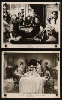7f831 COMANCHEROS 2 8x10 stills '61 John Wayne, cool roulette casino gambling scene, Michael Curtiz!