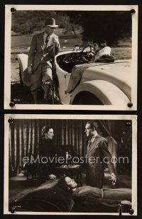 7f851 DRACULA'S DAUGHTER 2 8x10 stills '36 Gloria Holden in cool convertible by Otto Kruger!