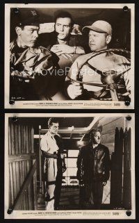7f853 DRIVE A CROOKED ROAD 2 8x10 stills '54 Mickey Rooney, Kevin McCarthy