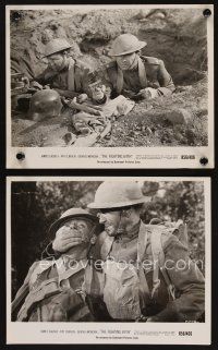 7f860 FIGHTING 69th 2 8x10 stills R56 WWI soldiers James Cagney, Pat O'Brien & George Brent!