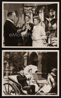 7f909 LIFE WITH FATHER 2 8x10 stills '47 William Powell & pretty Irene Dunne in carriage!