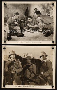 7f911 LOST PATROL 2 8x10 stills '34 Victor McLaglen, Wallace Ford, John Ford directed WWI action!
