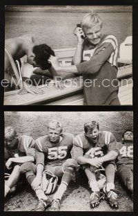 7f933 OUT OF IT 2 8x10 stills '69 great images of young Jon Voight in football uniform!
