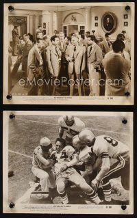 7f953 SATURDAY'S HERO 2 8x10 stills '51 cool images of John Derek, college football!