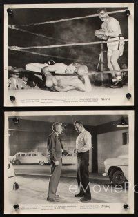 7f328 99 RIVER STREET 5 8x10 stills '53 John Payne, film noir, includes two boxing images!
