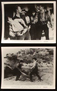 7f143 APACHE WOMAN 6 8x10 stills '55 cowboy Lloyd Bridges in western action!