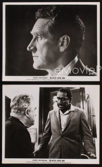 7f528 BLACK LIKE ME 3 8x10 stills '64 James Whitmore knows what it feels like to be black!