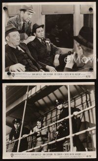 7f551 CASTLE ON THE HUDSON 3 8x10 stills R49 cool images of John Garfield & Burgess Meredith!