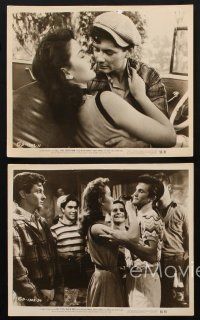 7f367 CELL 2455 DEATH ROW 5 8x10 stills '55 biography of Caryl Chessman, no. 1 condemned convict!