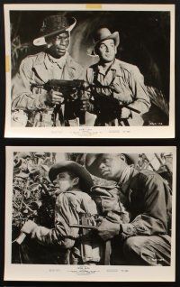 7f069 CHINA GATE 7 8x10 stills '57 Samuel Fuller, Gene Barry, Nat King Cole, Vietnam!