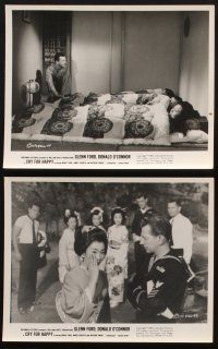 7f164 CRY FOR HAPPY 6 8x10 stills '60 Glenn Ford & Donald O'Connor take over a geisha house!
