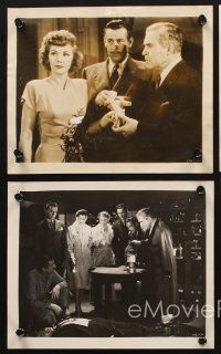 7f409 GIRL WHO DARED 5 8x10 stills '44 Lorna Gray, Peter Cookson, Grant Withers, Veda Ann Borg