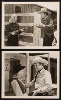7f195 HAUNTED TRAILS 6 8x10 stills '49 cowboy Whip Wilson, Andy Clyde, Reno Browne!