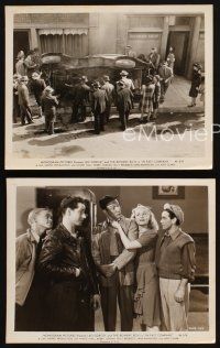 7f640 IN FAST COMPANY 3 8x10 stills '46 Leo Gorcey & The Bowery Boys, Jane Randolph