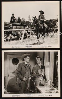 7f659 LAWLESS BREED 3 8x10 stills R60 cowboy Rock Hudson, John McIntire, Lee Van Cleef