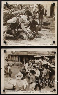 7f460 LONE STAR 5 8x10 stills '51 Texas cowboy Clark Gable in western action!