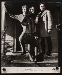 7f467 LOVE STORY 5 8x10 stills '71 Ray Milland, Ali MacGraw & Ryan O'Neal!
