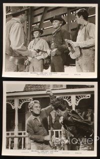 7f472 MAN WITHOUT A STAR 5 8x10 stills R59 cool action scenes of cowboy Kirk Douglas!
